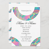 数々の-color Rainbows Thunder_Cove 招待状 (正面/裏面)