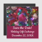 数々のChristmas Tree Save the Date (正面/裏面)