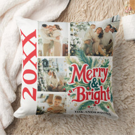 数々のPhot0ヴィンテージカラフルユニーククリスマス クッション