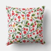 数々のPhot0ヴィンテージカラフルユニーククリスマス クッション (裏面)