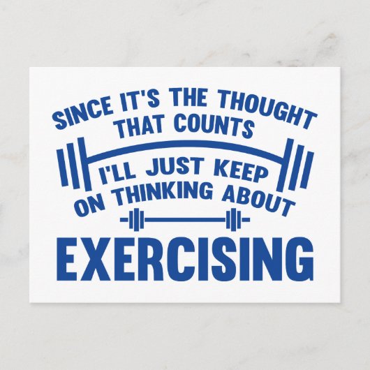 数え切れ考えるから ポストカード (正面)