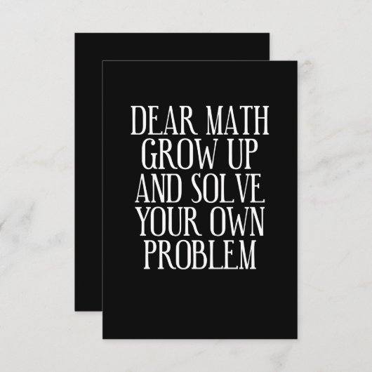 数おもしろい学ことわざ サンキューカード (正面/裏面)