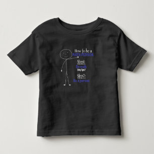 数おもしろい学者数学先生 トドラーTシャツ