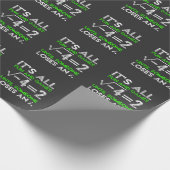 数おもしろい学虚数方程式ユーモア ラッピングペーパー (角)