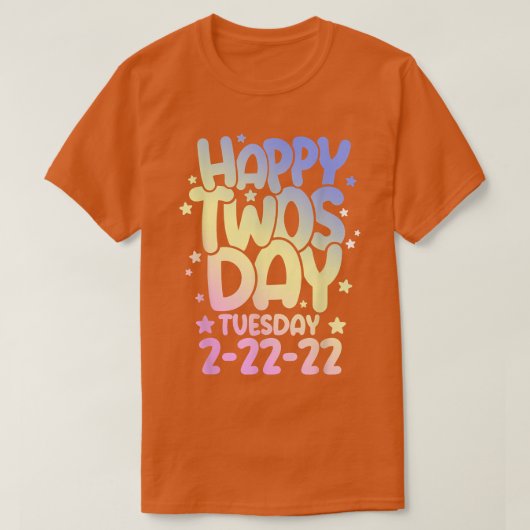 数おもしろい学2月、22日（火） Tシャツ (デザイン正面)