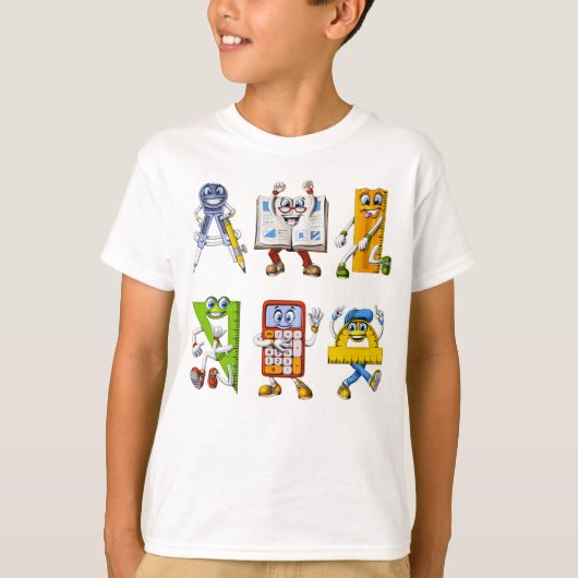 数おもしろい数 Tシャツ (正面)