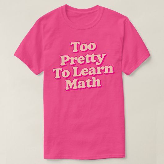 数かわいらし字に学はず Tシャツ (デザイン正面)