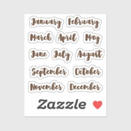 数か月の小さなラテ シール