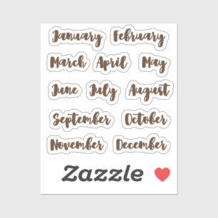 数か月の小さなラテ シール