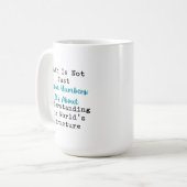 数の彼方の世界構造を理解する数学 コーヒーマグカップ (正面左)