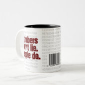 数はありません。 人々は! ツートーンマグカップ (正面左)