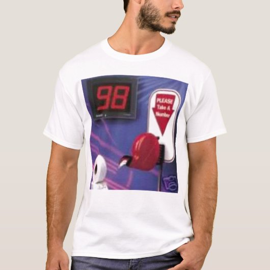 数を取って下さい Tシャツ (正面)