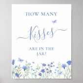 数を推測するキスブライダルシャワー ポスター (正面)