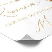 数を推測するキスブライダルシャワー ポスター (角)