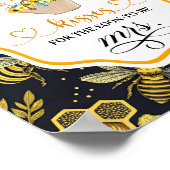 数を推測するキスブライダルシャワー ポスター (角)