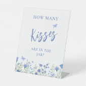 数を推測するキスブライダルシャワー 台座サイン (正面)