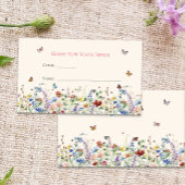 数を推測するキス |ボヘミアの野生の花 エンクロージャーカード