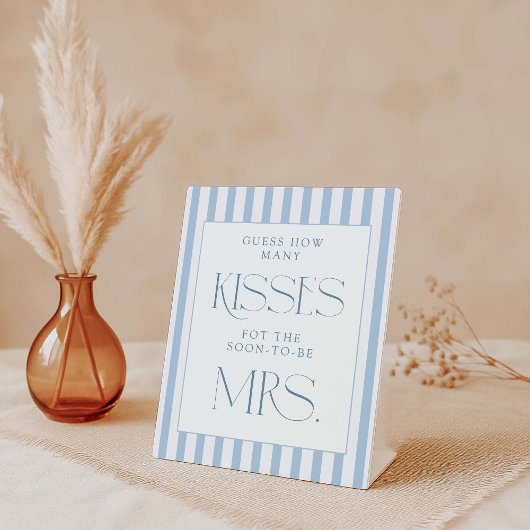 数を推測するキス 台座サイン