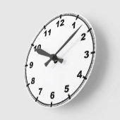 数を用いるカスタマイズ可能な台所柱時計 ラウンド壁時計 (傾斜)