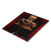 数を用いるステージのお誕生日ケーキ50本の蝋燭 タイル (側面)