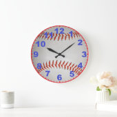数を用いる野球の時計 ラージ壁時計 (ホーム)