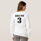 数を用いるCielo Azulのワタリガラス Tシャツ (裏面フル)