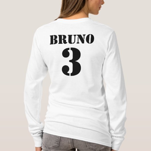 数を用いるCielo Azulのワタリガラス Tシャツ (裏面)