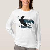 数を用いるCielo Azulのワタリガラス Tシャツ (正面)