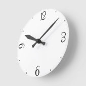 数を用いるPersonalizableの時計 ラウンド壁時計 (傾斜)