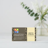 数エレガント計縁ど員 名刺 (スタンド正面)