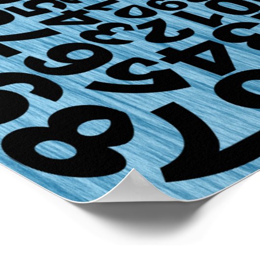 数カッコいい錯覚 ポスター (角)