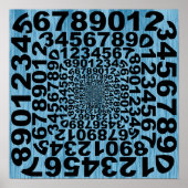 数カッコいい錯覚 ポスター (正面)