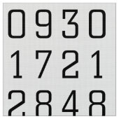 数パターン ファブリック (クローズアップ)