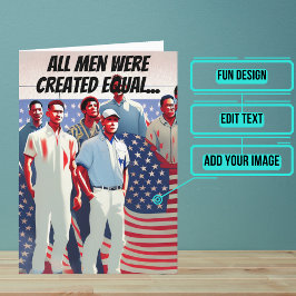 数人の男素晴らしが消防士の誕生日になった カード