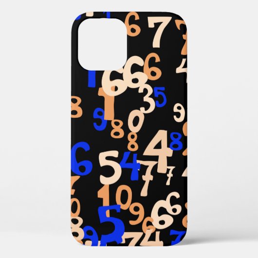 数値の減少抽象芸術の背景。抽象芸術戻し Case-Mate iPhoneケース (裏面)