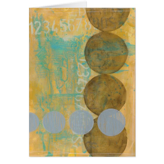 数値を含む濃い茶色と灰色の円 (正面)