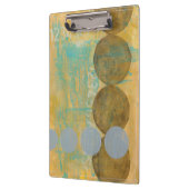 数値を含む濃い茶色と灰色の円 クリップボード (左)