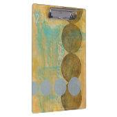 数値を含む濃い茶色と灰色の円 クリップボード (右)