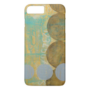 数値を含む濃い茶色と灰色の円 iPhone 8 PLUS/7 PLUSケース