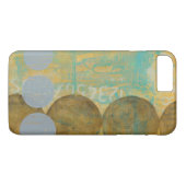 数値を含む濃い茶色と灰色の円 Case-Mate iPhoneケース (裏面(横))