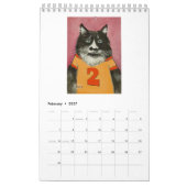 数値カレンダーで カレンダー (2月 2027)