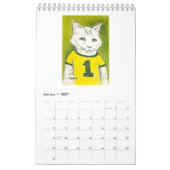 数値カレンダーで カレンダー (1月 2027)