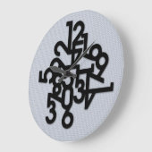 数値ジャンプラージクロック ラージ壁時計 (傾斜)