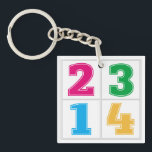 数値セル1234 キーホルダー<br><div class="desc">数値セル1234</div>