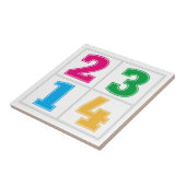 数値セル1234 タイル (側面)
