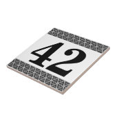 数値タイ縁どルのジオメトリ タイル (側面)