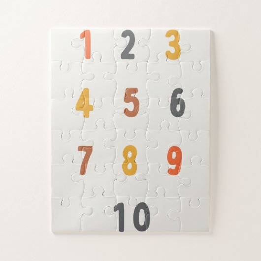 数値パズルキッズオーバーサイズ ジグソーパズル (縦)