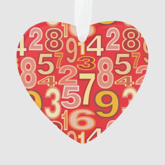 数値パターン オーナメント (裏面)