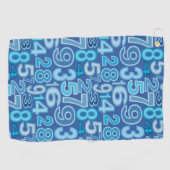 数値パターン ゴルフタオル (横)