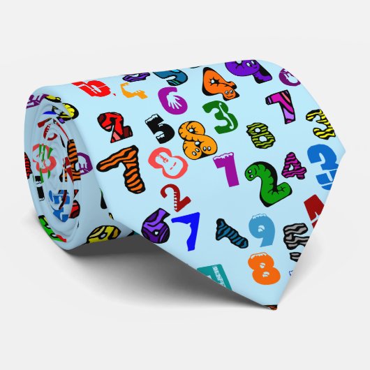 数値パターン ネクタイ (ロール)